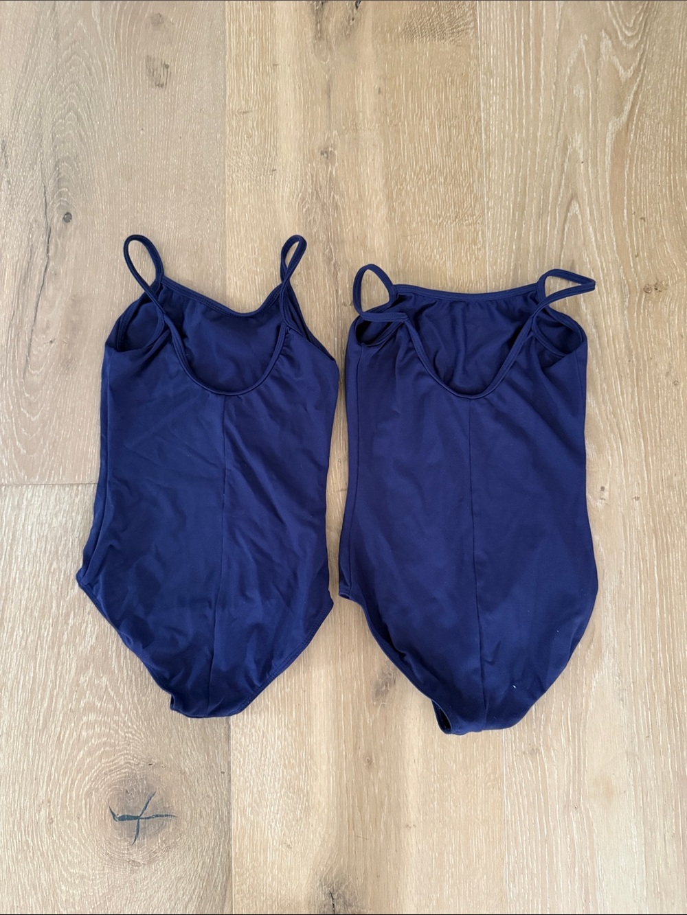 Navy Girls ballerina leotard with Ballerina Logo - Picture 3 of 3